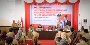 Dibuka Pj Wali Kota, Pemkot Kotamobagu Gelar Rakor Pemberantasan Korupsi Terintegrasi