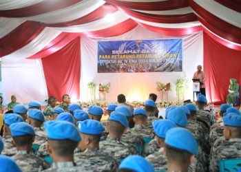 Asripan Nani Hadiri Penjemputan Personel Satgas BGC TNI KONGA Monusca Kongo