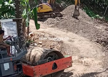 Pastikan Tuntas Sesuai Target, Proyek Pekerjaan Jalan Masuk Raja Tadohe Terus Dipacu