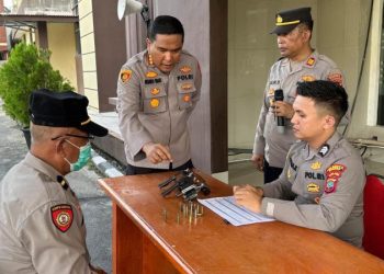 Ada Pemeriksaan Senpi Personel Polresta Manado, Buntut Bunuh Diri Brigadir RAT?