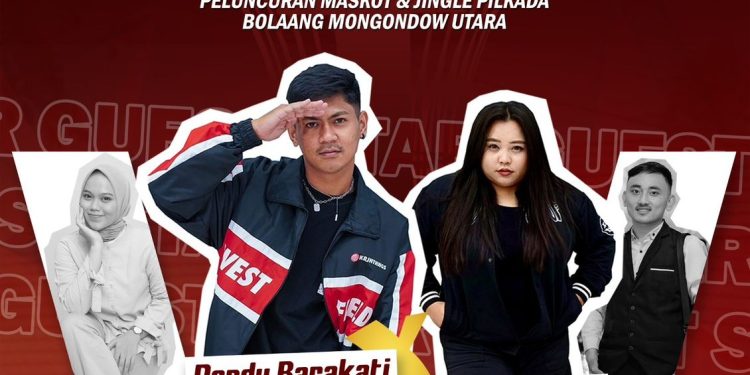 Foto : Potongan Pamlef Launching Pilkada 2024 di Kabupaten Bolaang Mongondow Utara, yang digelar KPUD Bolmut.