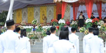 Momentum Hari Lahir Pancasila, Asripan Nani Kukuhkan Anggota Purna Paskibraka 2023