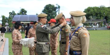 Asripan Nani Pimpin Apel Penerimaan dan Pembukaan Magang 115 Praja IPDN di Kotamobagu
