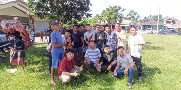 Inspiratif, Komunitas Pemuda Lapambo Matali Sumbang 2 Ekor Sapi Kurban