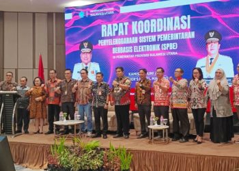 Dibuka Gubernur Sulut, Kepala Dinas Kominfo Kotamobagu Hadiri Rakor SPBE