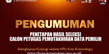 Resmi Ditetapkan, Berikut Daftar Pantarlih Terpilih 33 Desa dan Kelurahan untuk Pilkada Kotamobagu 2024