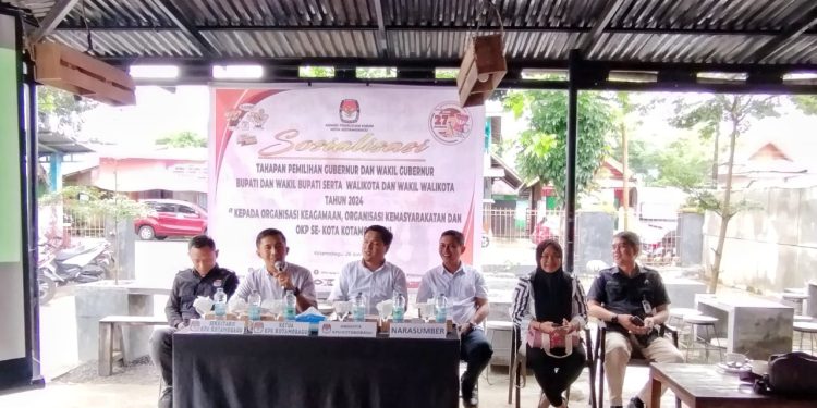 Gandeng Ormas dan OKP, KPU Kotamobagu Gelar Sosialisasi Tahapan Pilkada Serentak 2024