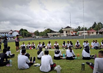 Uji Ketahanan Fisik dan Mental, Puluhan Calon Paskibraka Kotamobagu Jalani Masa Basis