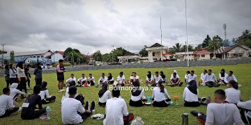 Uji Ketahanan Fisik dan Mental, Puluhan Calon Paskibraka Kotamobagu Jalani Masa Basis