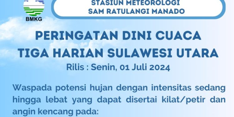 Intensitas Hujan Meningkat, BPBD Kotamobagu Imbau Masyarakat Tingkatkan Kewaspadaan