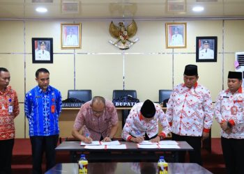 Pengendalian Inflasi Daerah, Asripan Nani Teken Kerjasama dengan Pemkab Bolsel