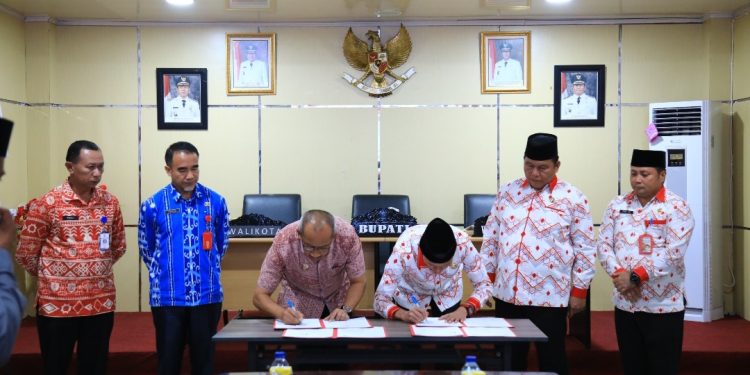 Pengendalian Inflasi Daerah, Asripan Nani Teken Kerjasama dengan Pemkab Bolsel