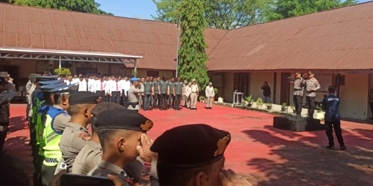 Farewell and Welcome Parade, Polres Kotamobagu Sambut Kapolres Baru