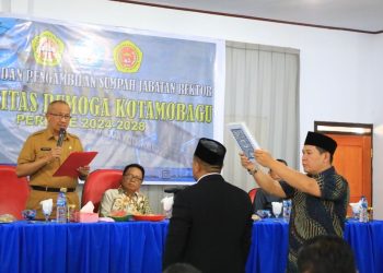 Dilantik Wali Kota Asripan Nani, Muharto Pimpin UDK Kota Kotamobagu
