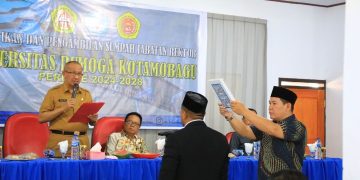 Dilantik Wali Kota Asripan Nani, Muharto Pimpin UDK Kota Kotamobagu