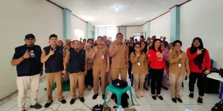 Libatkan Pedagang Pasar 23 Maret Kotamobagu, Disdagkop UKM Gelar Penyuluhan Keamanan Pangan