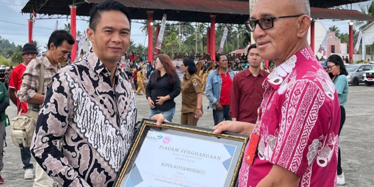 Sukseskan PSA Tahun 2024, Pemkot Kotamobagu Raih Penghargaan BKKN Sulut