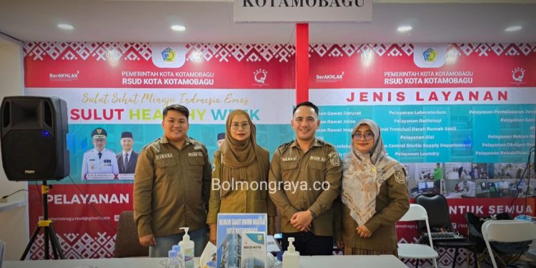 Ikuti Pameran Sulut Healthy Week 2024, BLUD RSUD Kotamobagu Promosikan Berbagai Produk Layanan