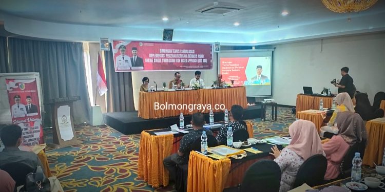 Dibuka Sekda, Dinas PM-PTSP Kotamobagu Gelar Sosialisasi OSS RBA