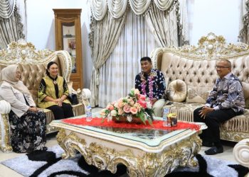 Asripan Nani Sambut Kunjungan Asisten Khusus Menhan RI Mayjen TNI Purnawirawan Yulius Selvanus Komaling