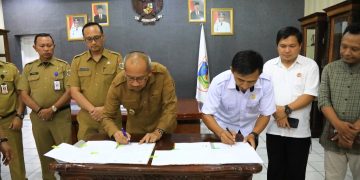 Asripan Nani Teken Naskah Perjanjian Hibah Tanah untuk KPU Kotamobagu