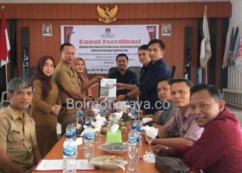 Bahas Hal ini, Asisten I Pemkot Kotamobagu Rapat dengan KPU Kotamobagu