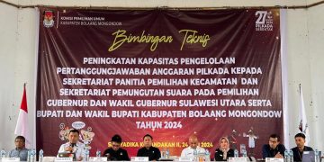 KPU Bolmong Bahas Pertanggungjawaban Anggaran Pilkada, Afif Zuhri: Antisipasi Potensi Masalah