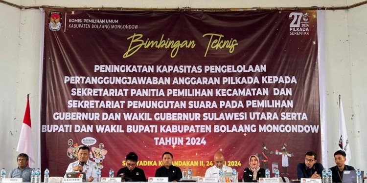 KPU Bolmong Bahas Pertanggungjawaban Anggaran Pilkada, Afif Zuhri: Antisipasi Potensi Masalah