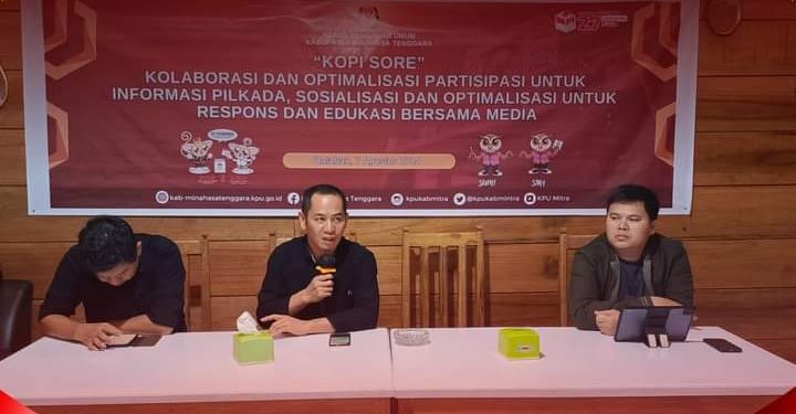 KOPI SORE, Cara KPU Mitra Maksimalkan Peran Insan Pers di Pilkada 2024