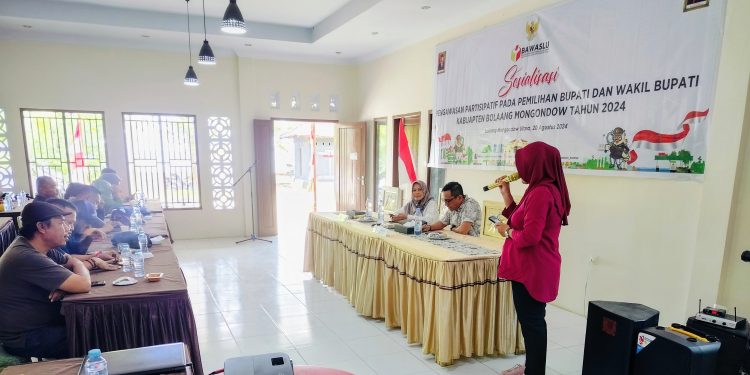 Foto : Sosialisasi Pengawasan Partisipatif pada Pilkada Bolmut tahun 2024