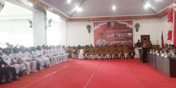 Penambahan Masa Jabatan, Asripan Nani Kukuhkan Kades dan Anggota BPD se Kotamobagu