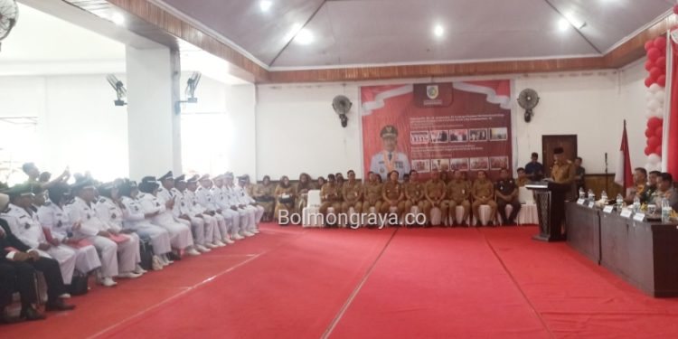 Penambahan Masa Jabatan, Asripan Nani Kukuhkan Kades dan Anggota BPD se Kotamobagu