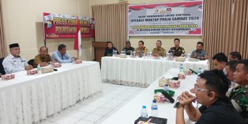 Asisten I Pemkot Kotamobagu Hadiri Rakor Pengamanan Pilkada 2024