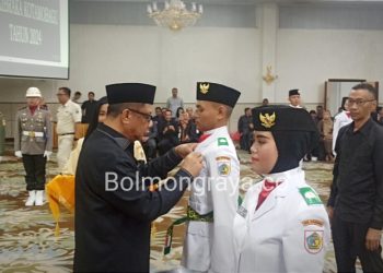 Siap Bertugas, 36 Anggota Paskibraka Kota Kotamobagu Resmi Dikukuhkan