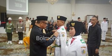 Siap Bertugas, 36 Anggota Paskibraka Kota Kotamobagu Resmi Dikukuhkan
