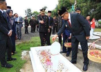 Ziarah Nasional Dalam Rangka HUT Kemerdekaan RI di Kotamobagu Berlangsung Khidmat