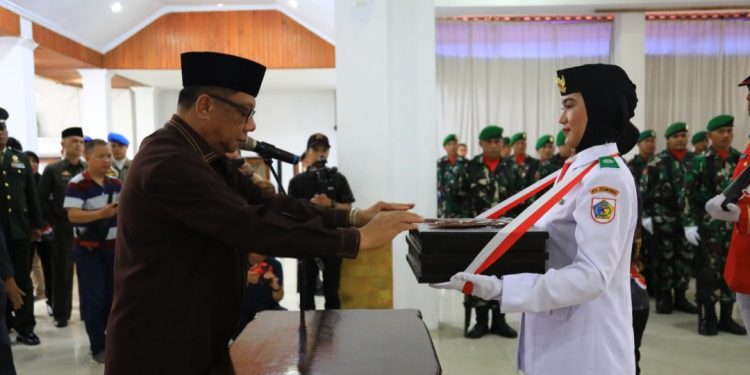 Jelang HUT Kemerdekaan RI ke 79, Pemkot Gelar Upacara Pemindahan Bendera Merah Putih