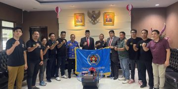 Sekdaprov Steve Kepel, Lepas Kontingen PWI Sulut untuk Porwanas XIV Kalsel