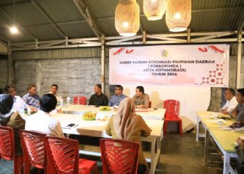 Pj Wali Kota Abdullah Mokoginta Pimpin Rapat Forkompinda