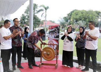 Inisiasi Disbudpar Kotamobagu, Abdullah Mokoginta Launching Inovasi Si Media Kreasi