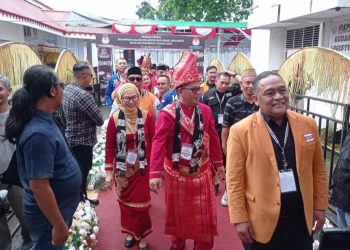 Diantar Ribuan Pendukung, NK-STA  Resmi Daftar Bacalon Wali Kota dan Wakil Wali Kota Kotamobagu