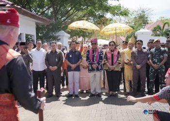 Pj Jusnan Sambut Kunker Asisten Khusus Menhan di Bolmong