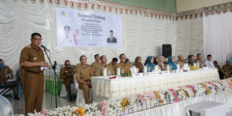 Silaturahmi di Dua Kecamatan, Pj Wali Kota Abdullah Mokoginta Titip Pesan Damai Pilkada 2024