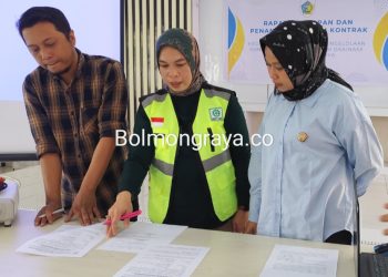 Kontrak Kerja Diteken, Pekerjaan Drainase Jalan Pande Bulan Dimulai