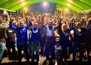 Silaturahmi di Desa Bongkudai, Oppo-Argo Titip Pesan Damai Pilkada ke Massa Pendukung