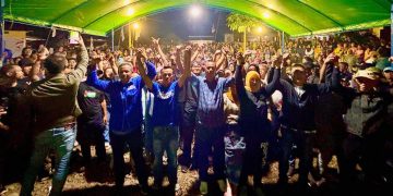 Silaturahmi di Desa Bongkudai, Oppo-Argo Titip Pesan Damai Pilkada ke Massa Pendukung