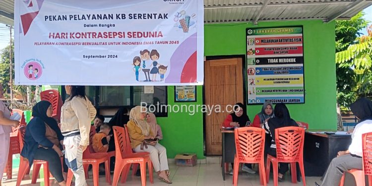 Peringati Hari Kontrasepsi, Dinas PP-KB Kotamobagu Gelar Pelayanan KB Gratis