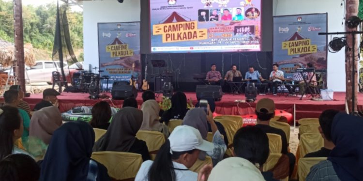 Angkat Isu Ramah Lingkungan, KPU Boltim Gelar Camping Pilkada