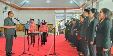 Sofyan Mokoginta Lantik Puluhan Pejabat Auditor Lingkup Pemkot Kotamobagu