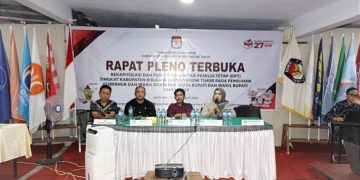 Gelar Rapat Pleno Terbuka, KPU Boltim Tetapkan DPT Pilkada 2024